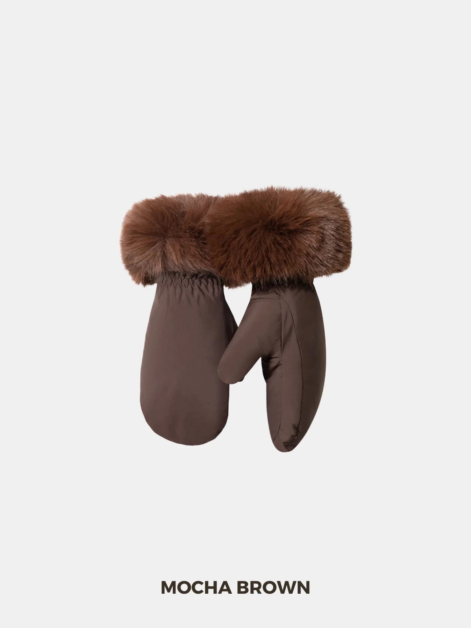 WarmCore™ Elegant Faux Fur Mittens - PUFFIT