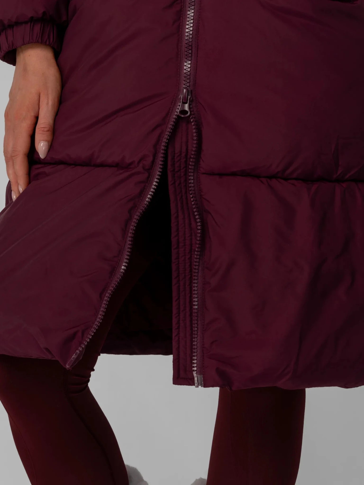 WarmCore™ Faux Fur Collar Long Puffer Jacket - PUFFITC26