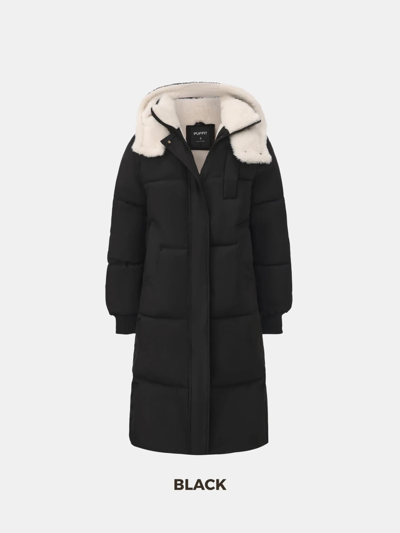 WarmCore™ Faux Fur Lined Classic Long Puffer - PUFFIT