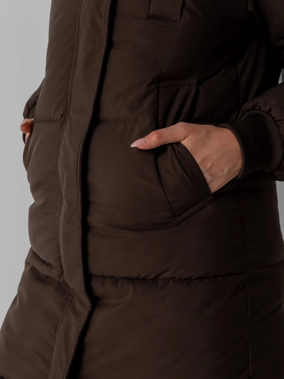 WarmCore™ Faux Fur Lined Classic Long Puffer - PUFFITA08