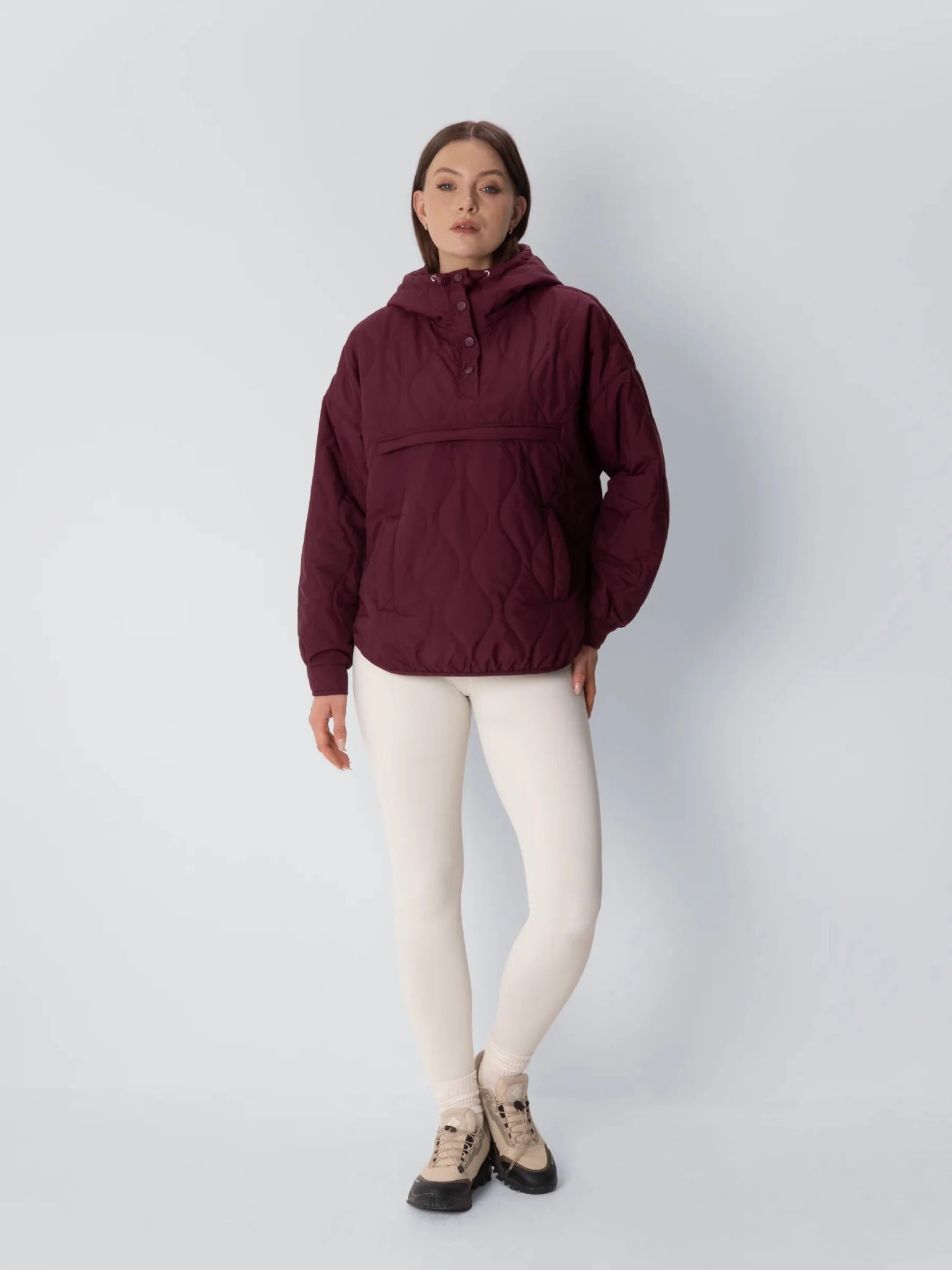 WarmCore™ Kangaroo Pocket Packable Quilted Puffer Hoodie - PUFFITCasual