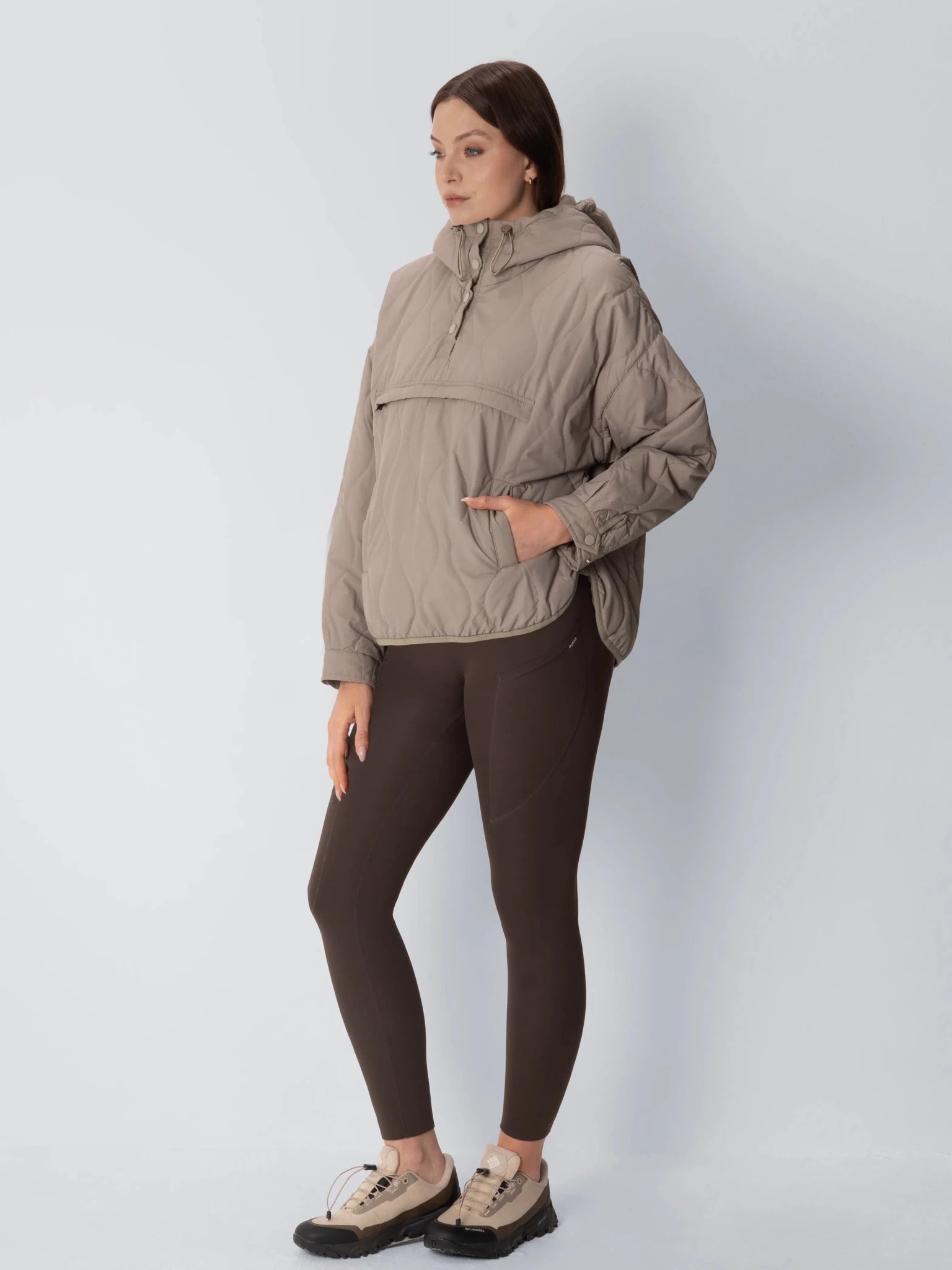 WarmCore™ Kangaroo Pocket Packable Quilted Puffer Hoodie - PUFFITCasual