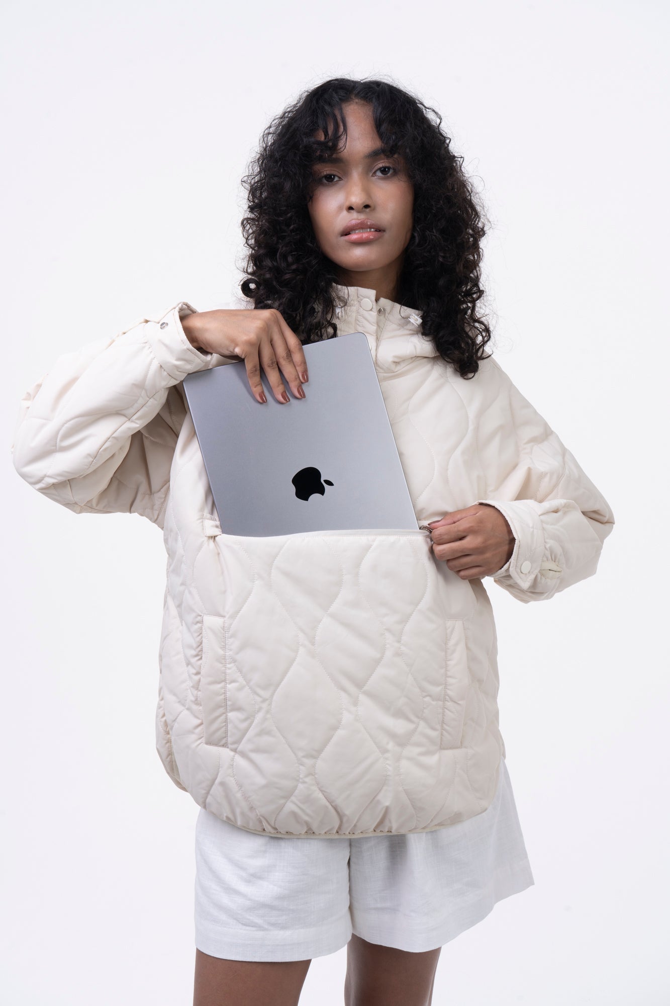WarmCore™ Kangaroo Pocket Packable Quilted Puffer Hoodie - PUFFITCasual