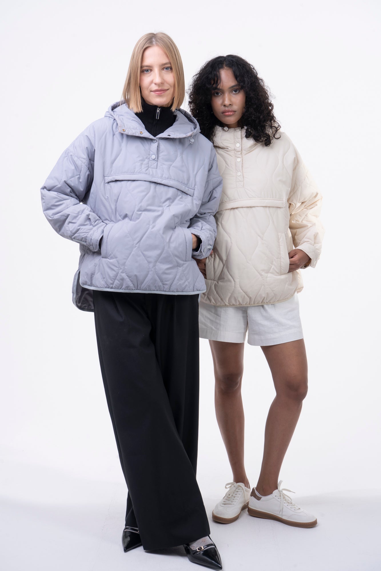 WarmCore™ Kangaroo Pocket Packable Quilted Puffer Hoodie - PUFFITCasual