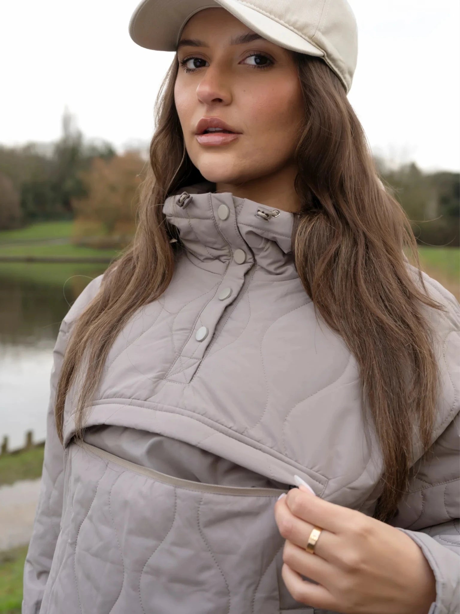 WarmCore™ Kangaroo Pocket Packable Quilted Puffer Hoodie - PUFFITCasual