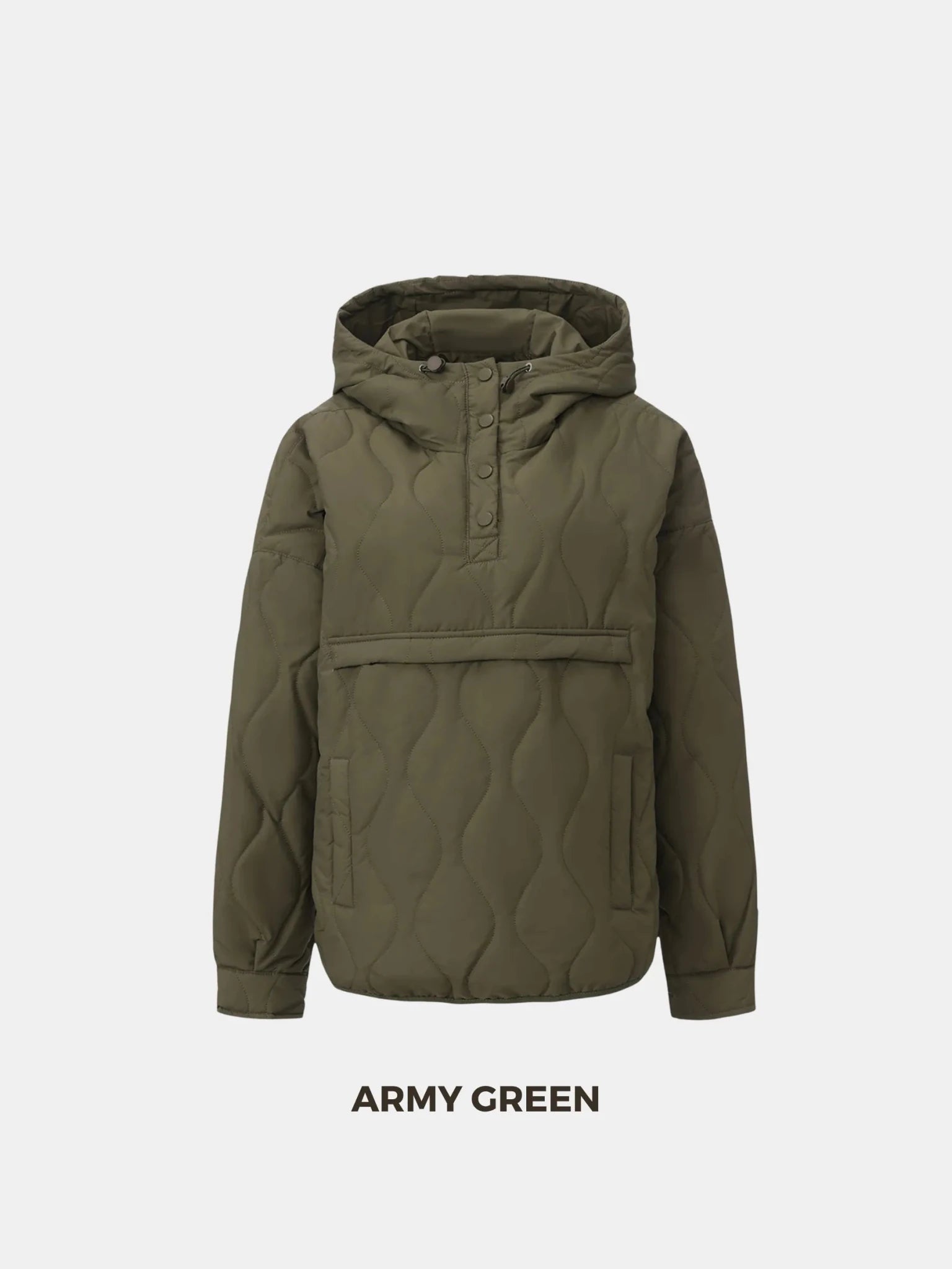 WarmCore™ Kangaroo Pocket Packable Quilted Puffer Hoodie - PUFFITCasual