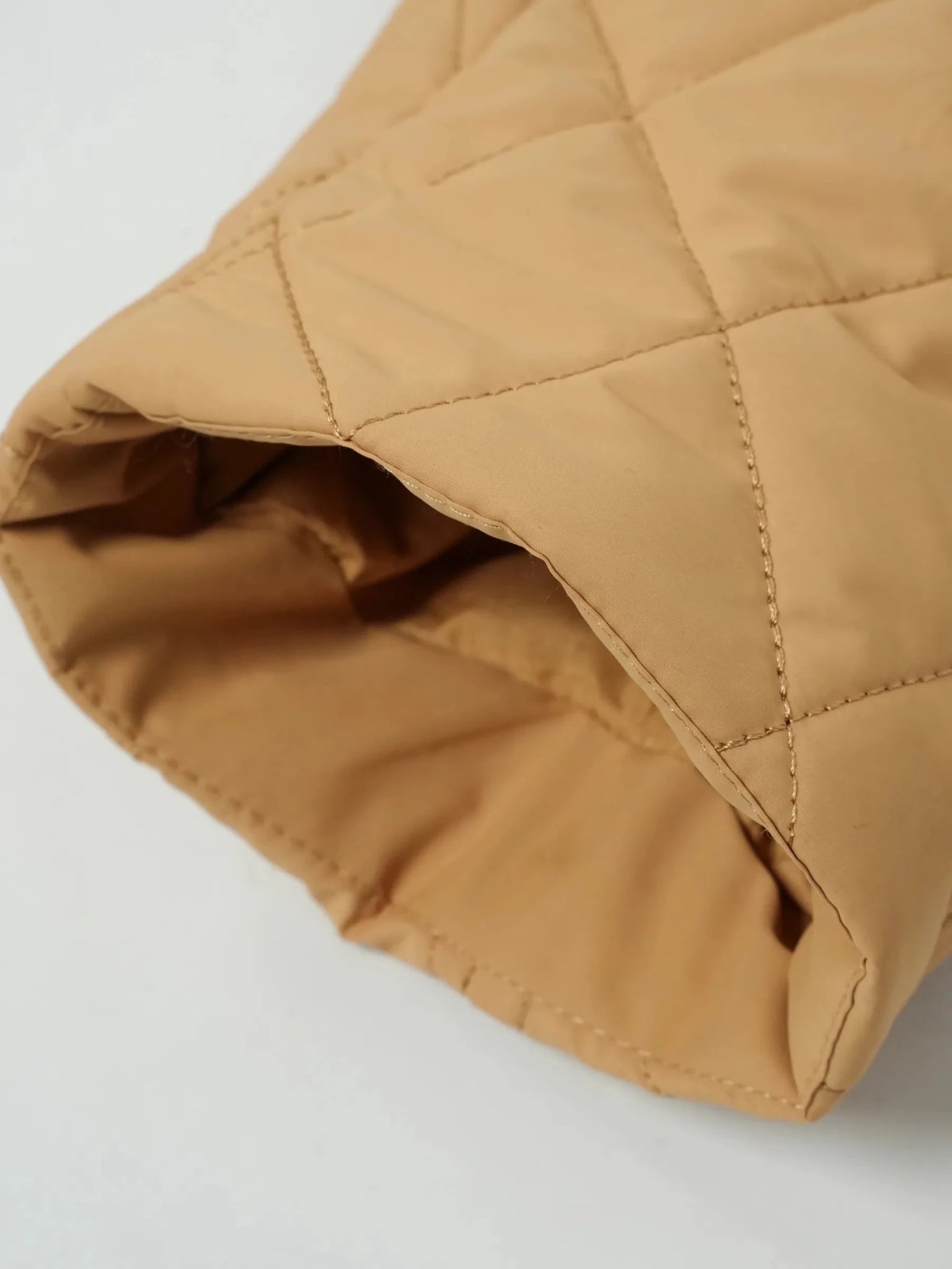 WarmCore™ Long Dimond Quilted Belted Puffer - PUFFIT