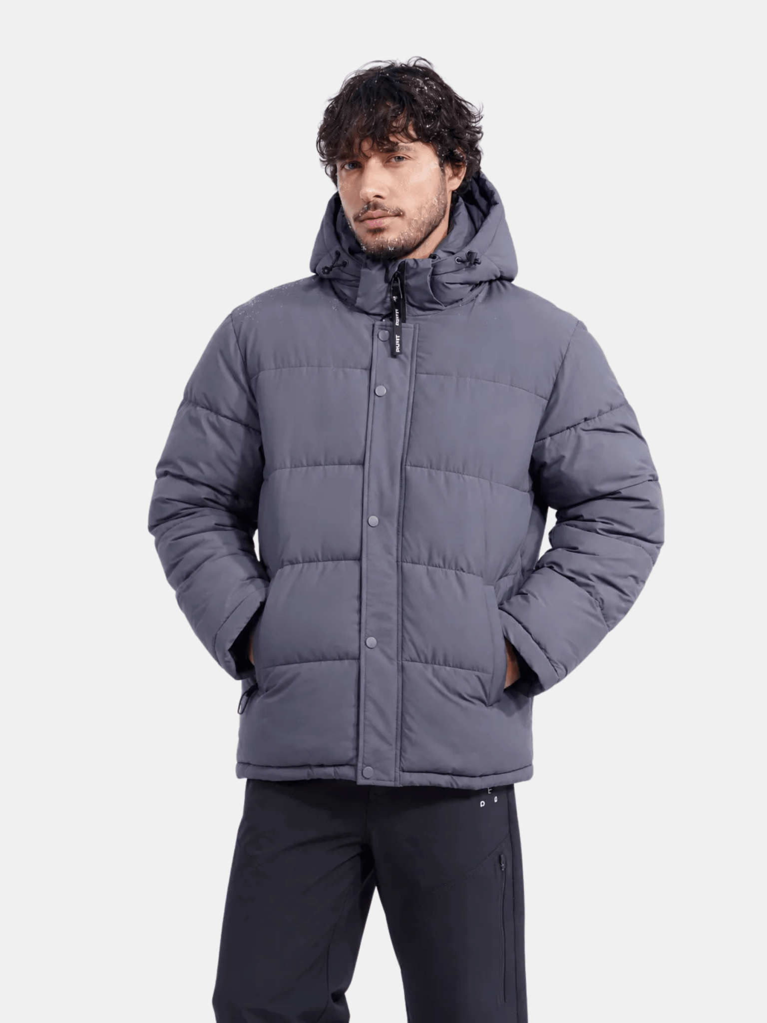 WarmCore™ Men's Detachable-Hooded Puffer Jacket - PUFFITA09