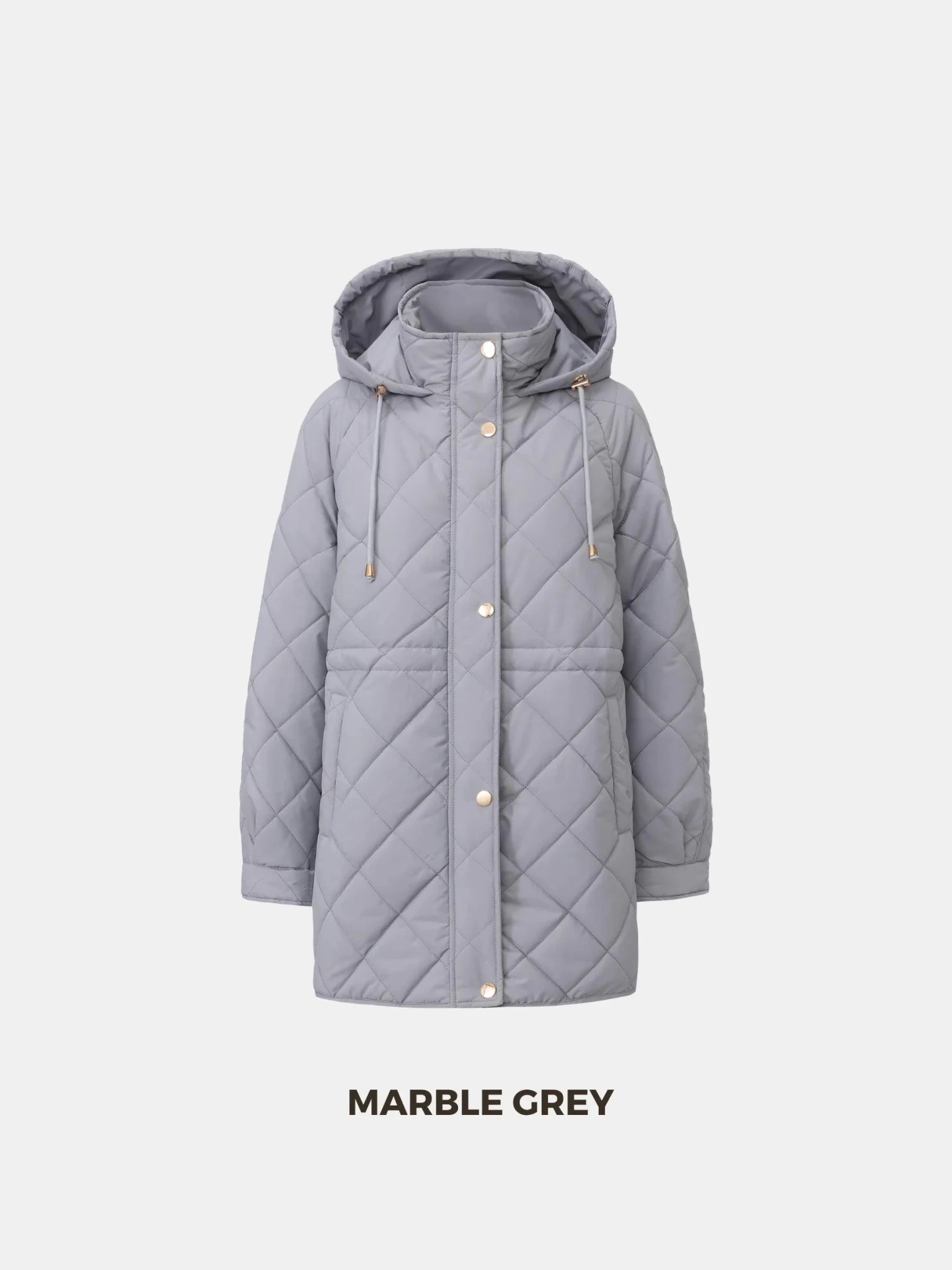 WarmCore™ Mid Length Diamond Quilted Puffer - PUFFIT