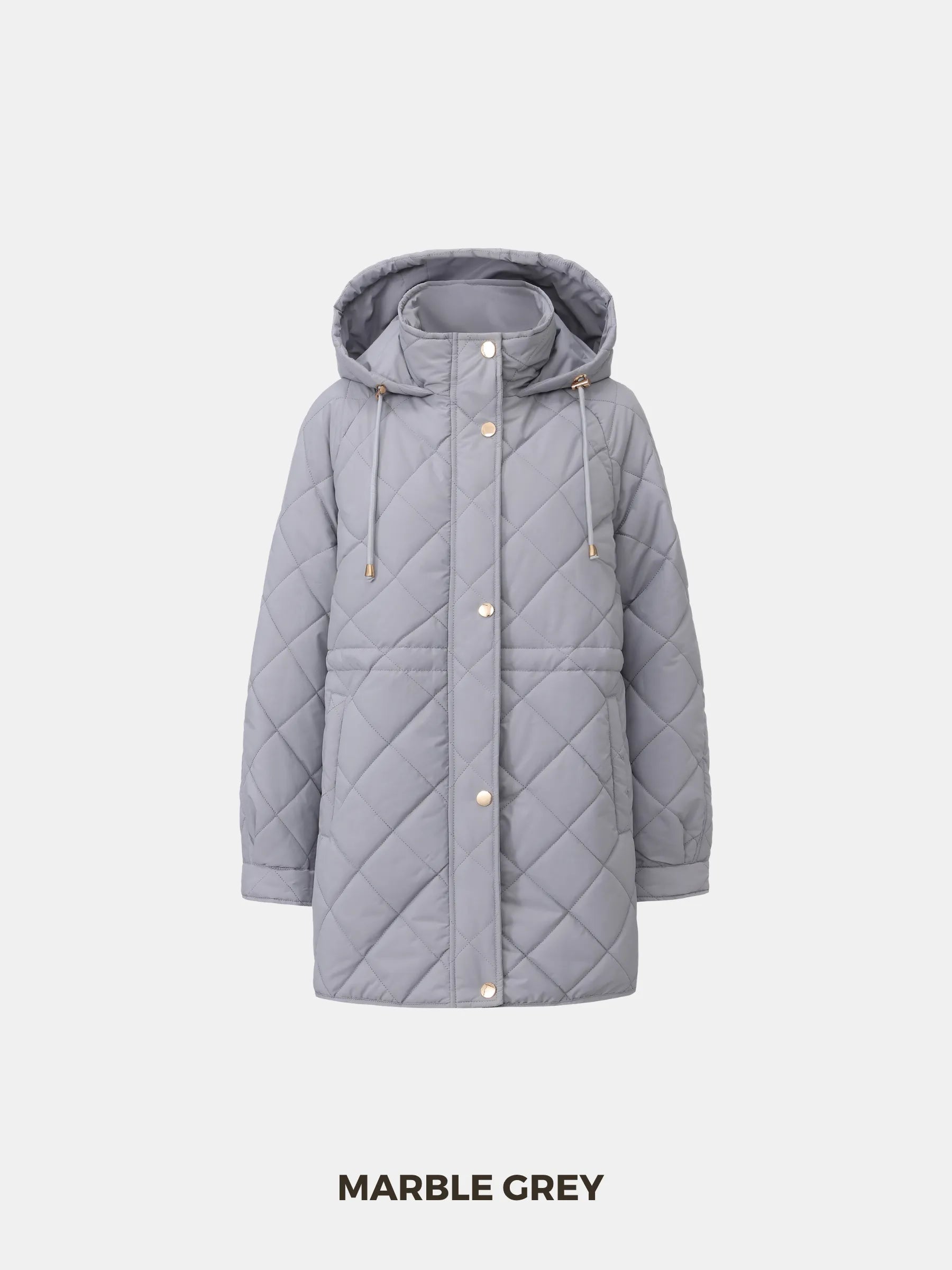 WarmCore™ Mid Length Diamond Quilted Puffer - PUFFIT