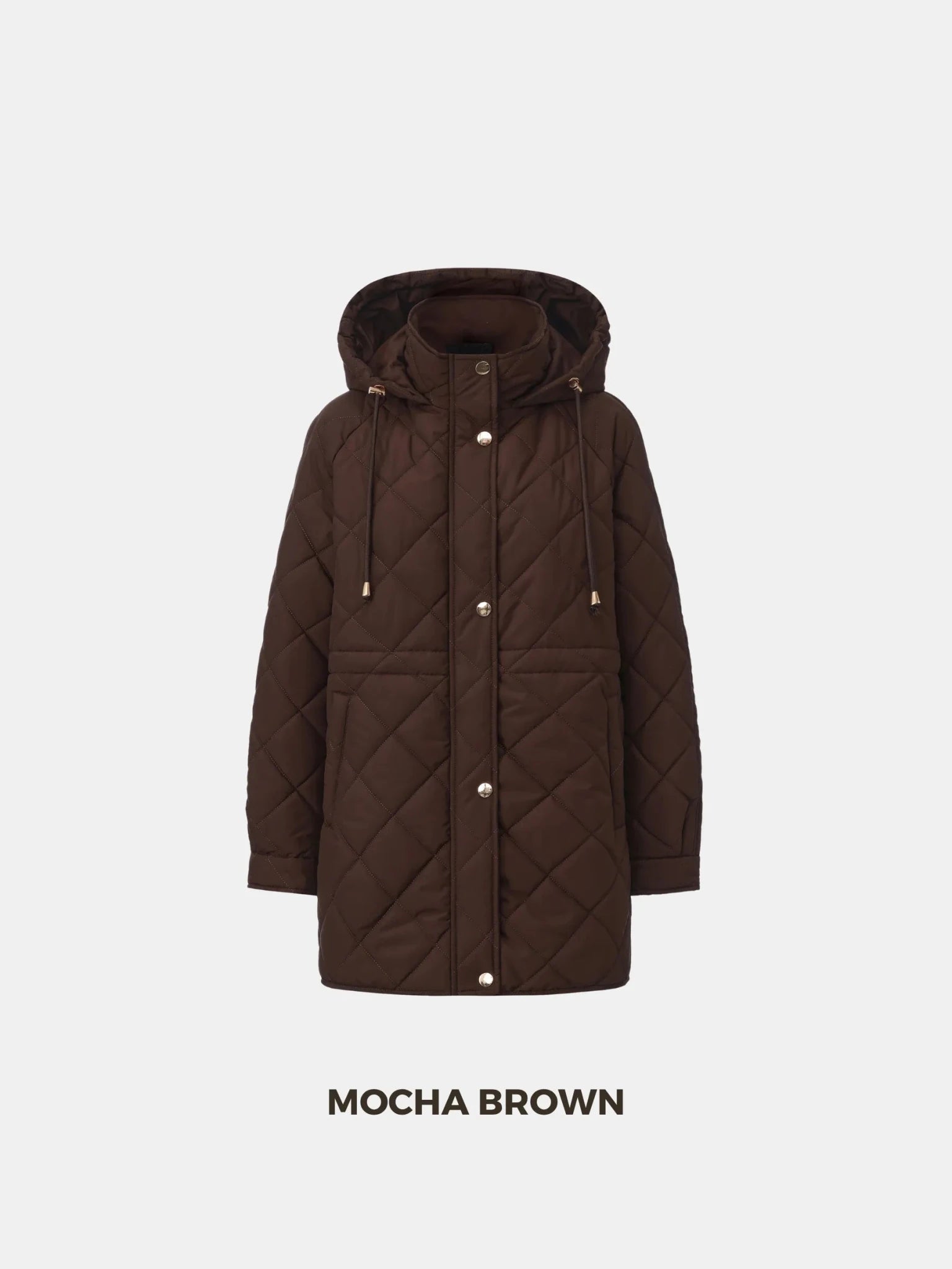 WarmCore™ Mid Length Diamond Quilted Puffer - PUFFIT