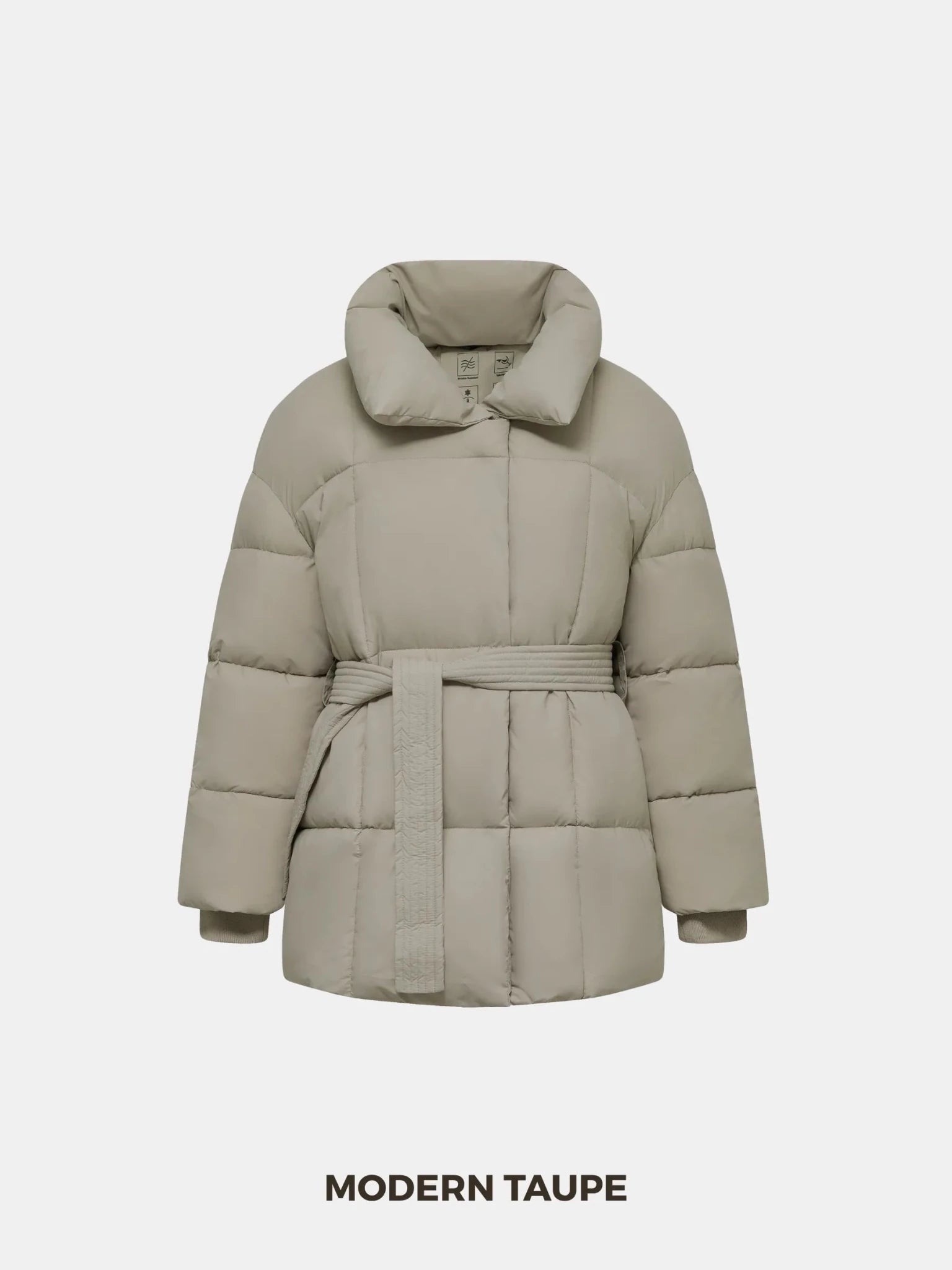 WarmCore™ Premium Mid Length Belted Puffer Jacket Women Casual Coat - PUFFIT