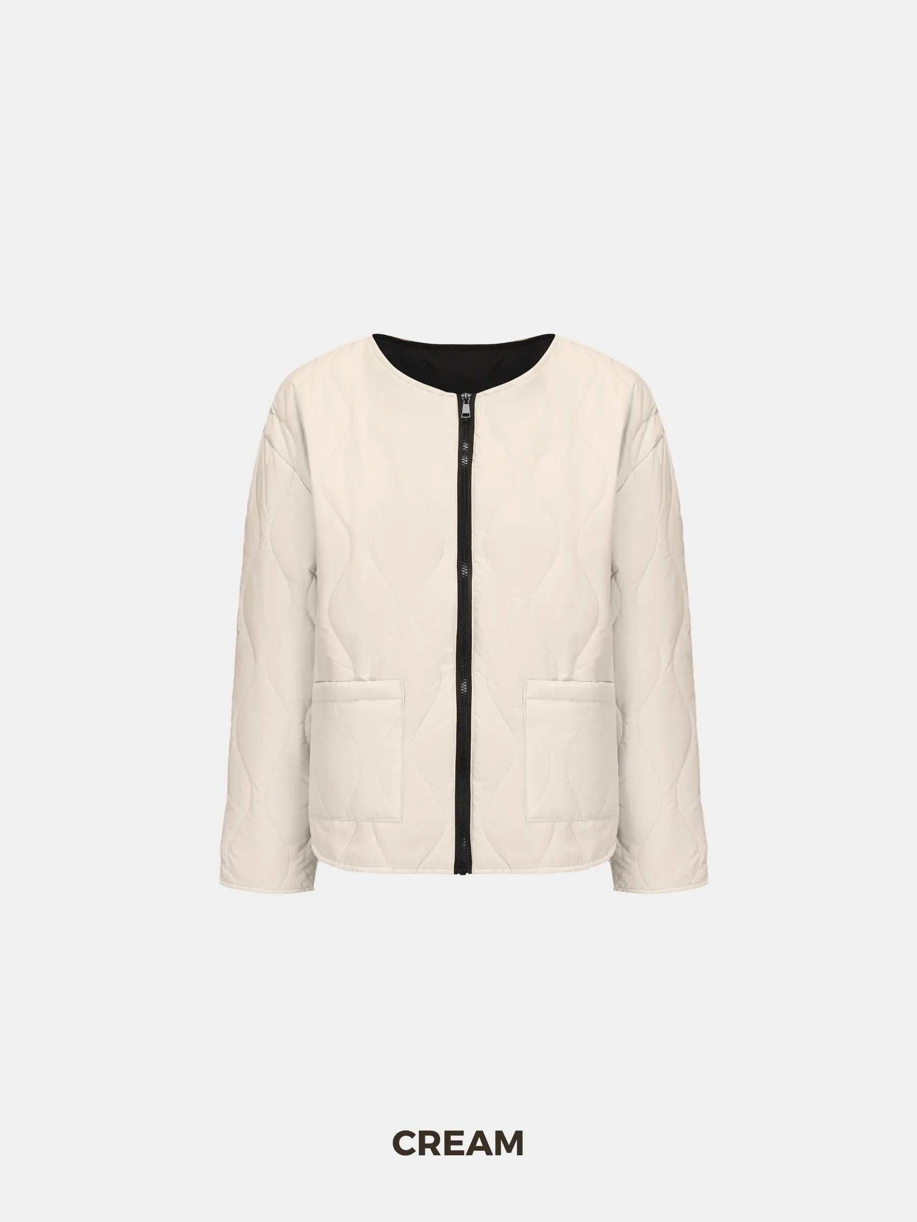 WarmCore™ Round Neck Quilted Puffer Jacket - PUFFIT