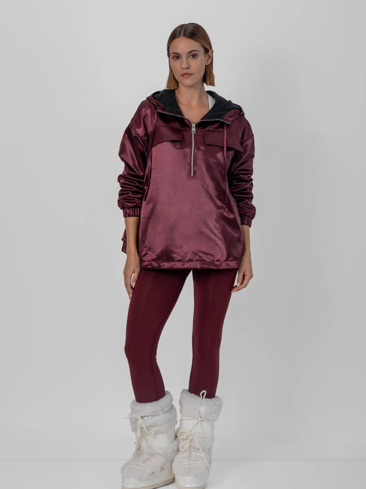 WarmCore™ Shiny Oversized Padded Hoodie - PUFFIT