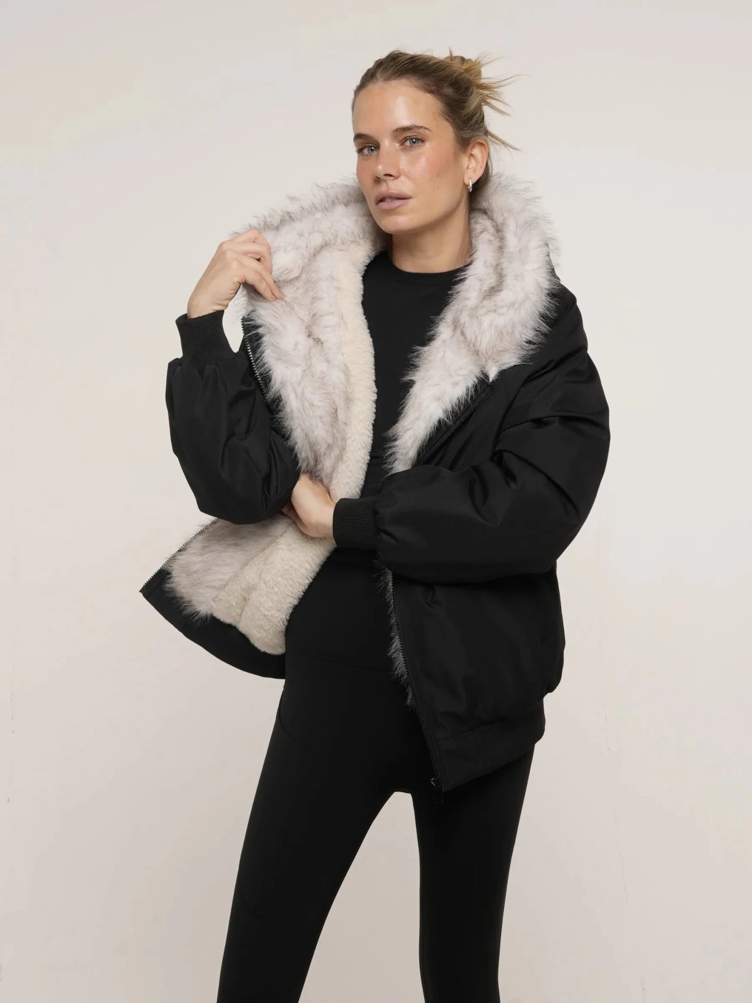 WarmCore™ STM-TEX Faux Fur Lined Waterproof Bomber Parka - PUFFIT