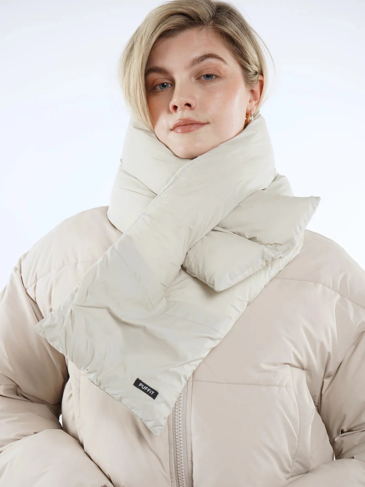 WarmCore™ Super Cozy Padded Puffer Scarf - PUFFITWB02Scarf
