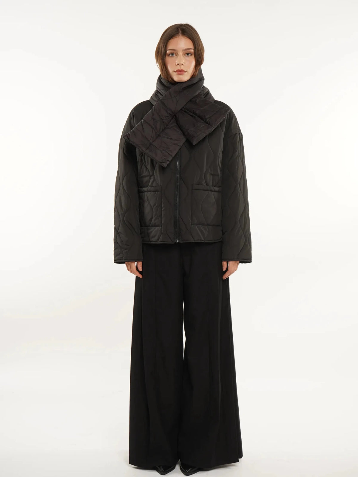 WarmCore™ Super Cozy Quilted Puffer Scarf - PUFFITWB01