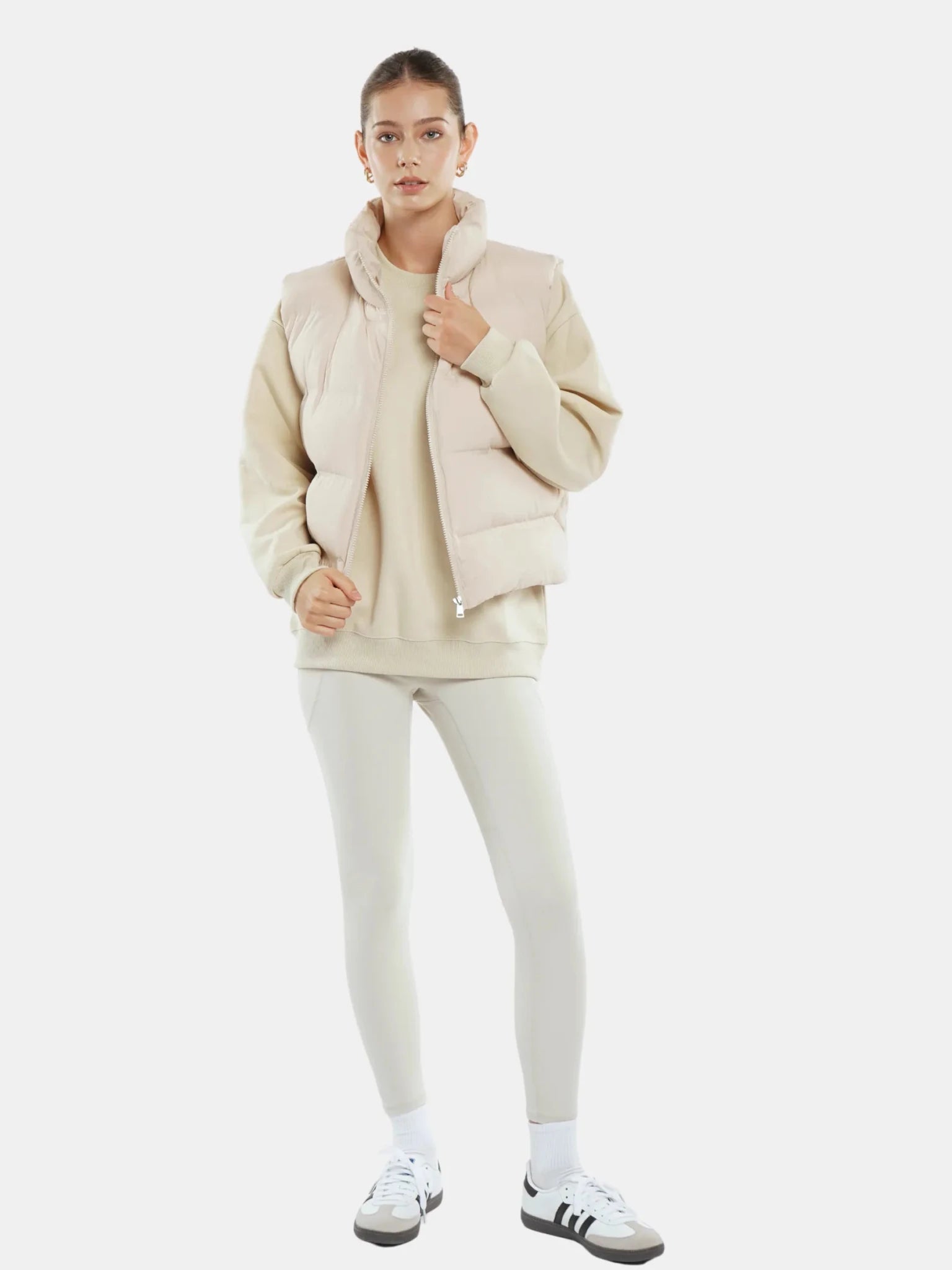 WarmCore™ Taped Seams Funnel Neck Puffer Gilet - PUFFIT