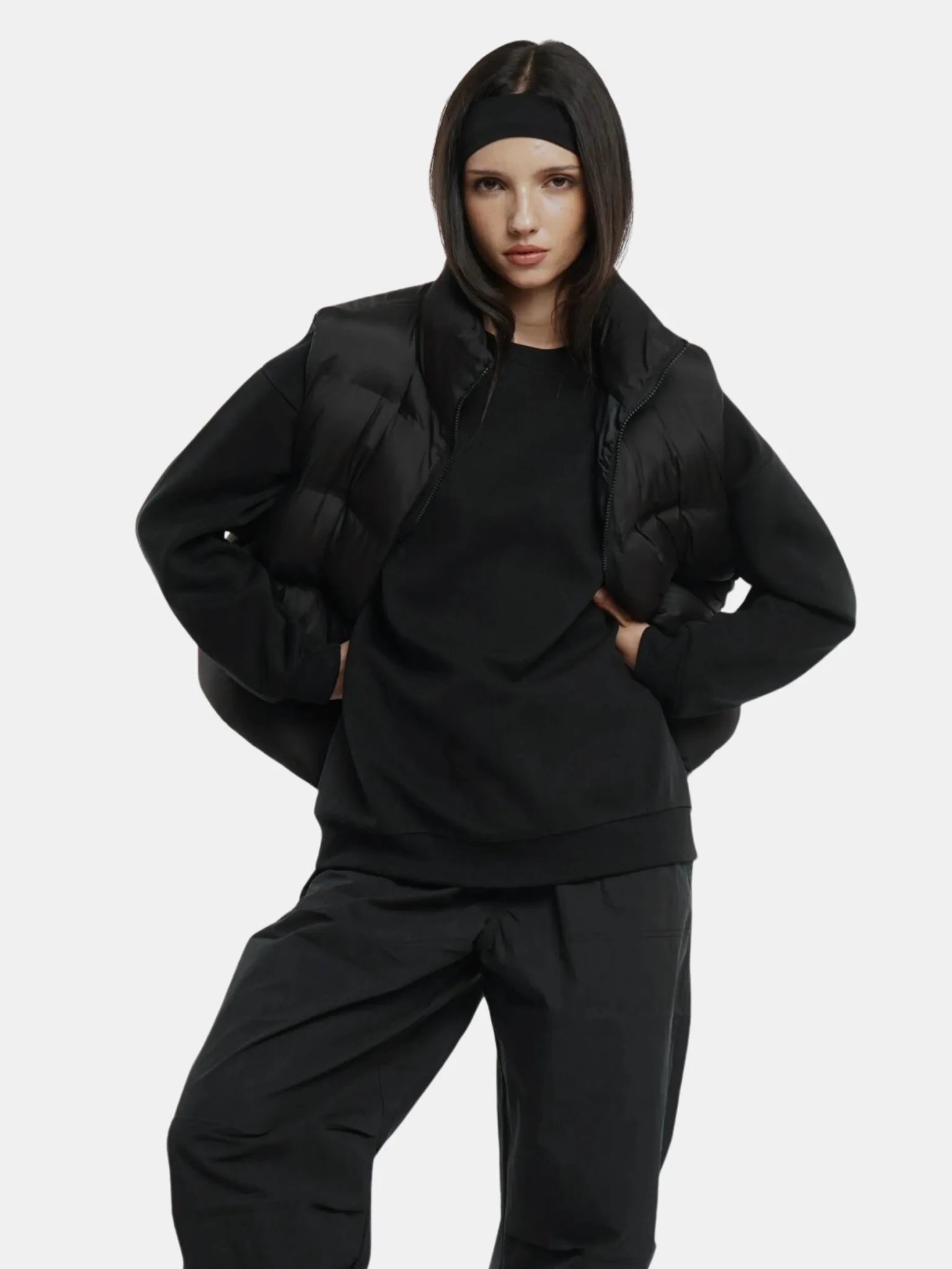 WarmCore™ Taped Seams Funnel Neck Puffer Gilet - PUFFIT