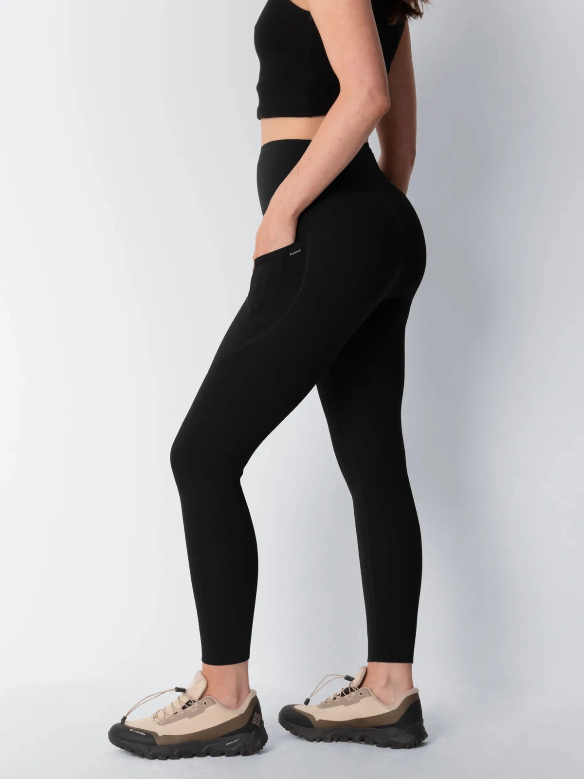 WarmCore™ Thermal Dot Fleece Winter Super Stretch Shaping Legging - PUFFIT